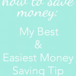 how to save money