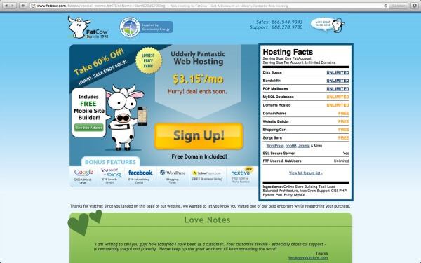 How to start at blog using FatCow hosting