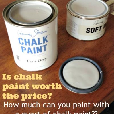 How much can you paint with a quart of chalk paint?