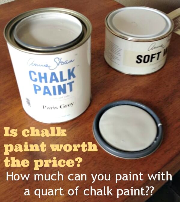 How much can you paint with a quart of chalk paint?