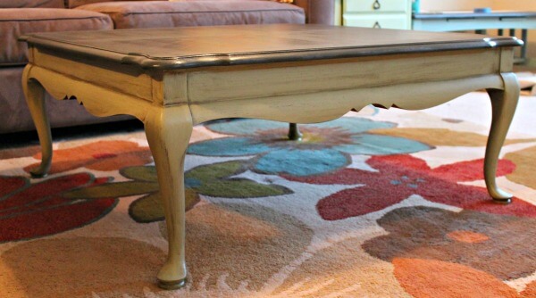 Glazed coffee table