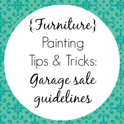 Garage Sale Guidelines