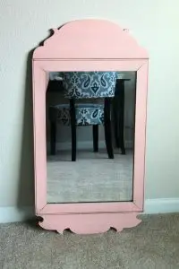 Pink Mirror: Perfect for a little girl's nursery.