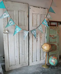 Turquoise "Desserts" Banner - perfect for wedding!