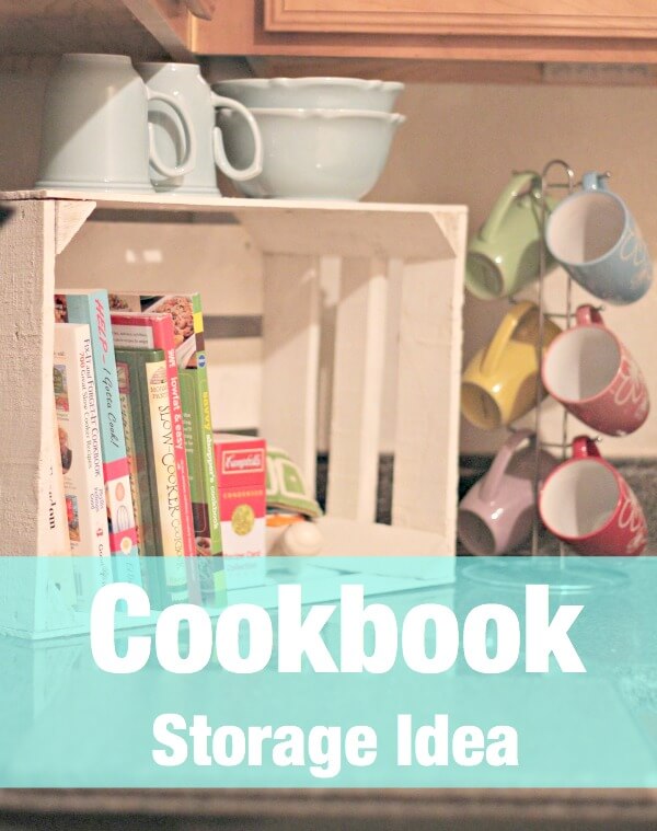 Cookbook Storage Idea