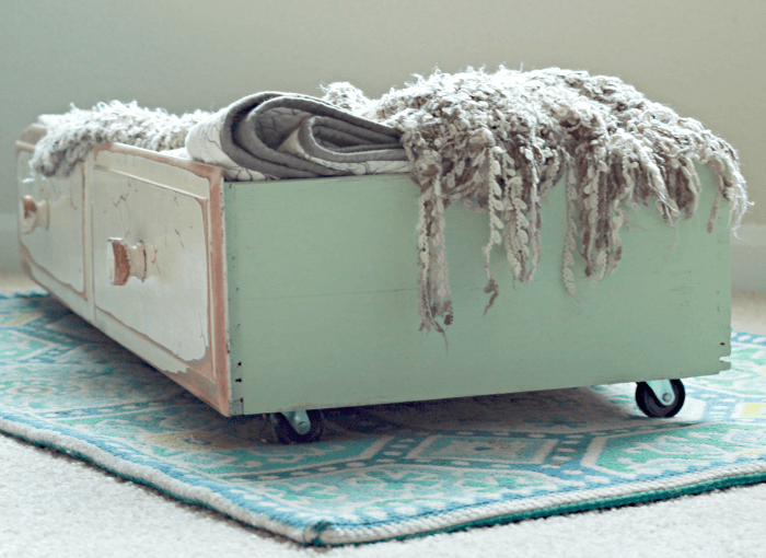 Using An Old Dresser Drawer For Extra Storage My Breezy Room