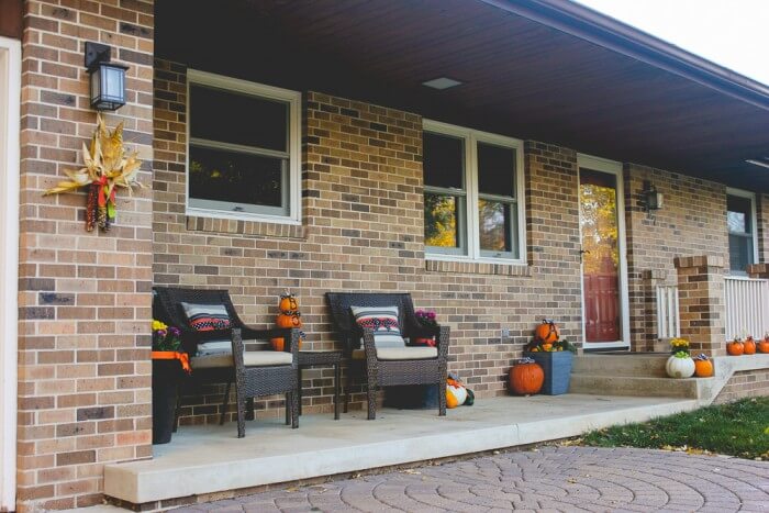 fall porch