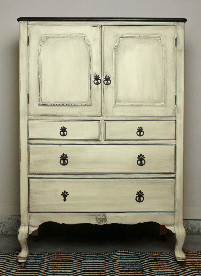 beautifully painted dresser