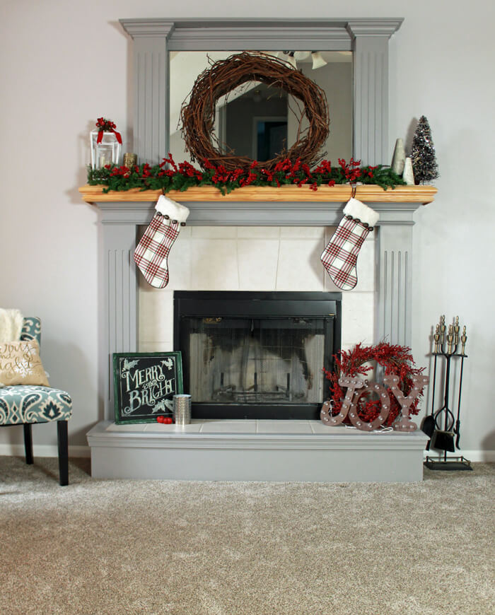 christmas mantel