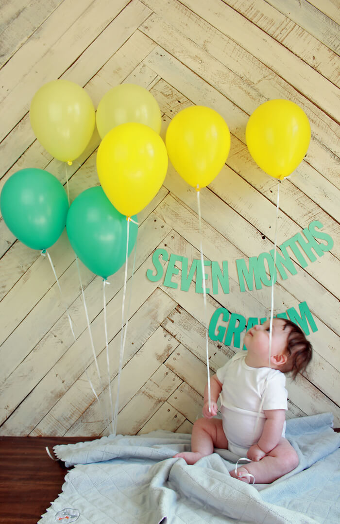 graham 7 month balloons