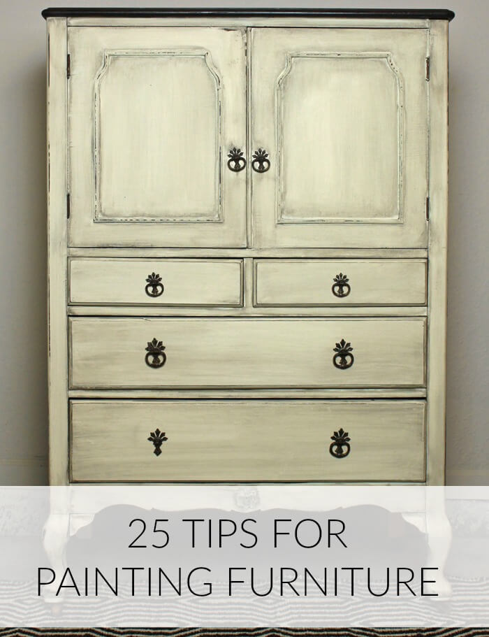 25 Furniture Painting Tips | My Breezy Room