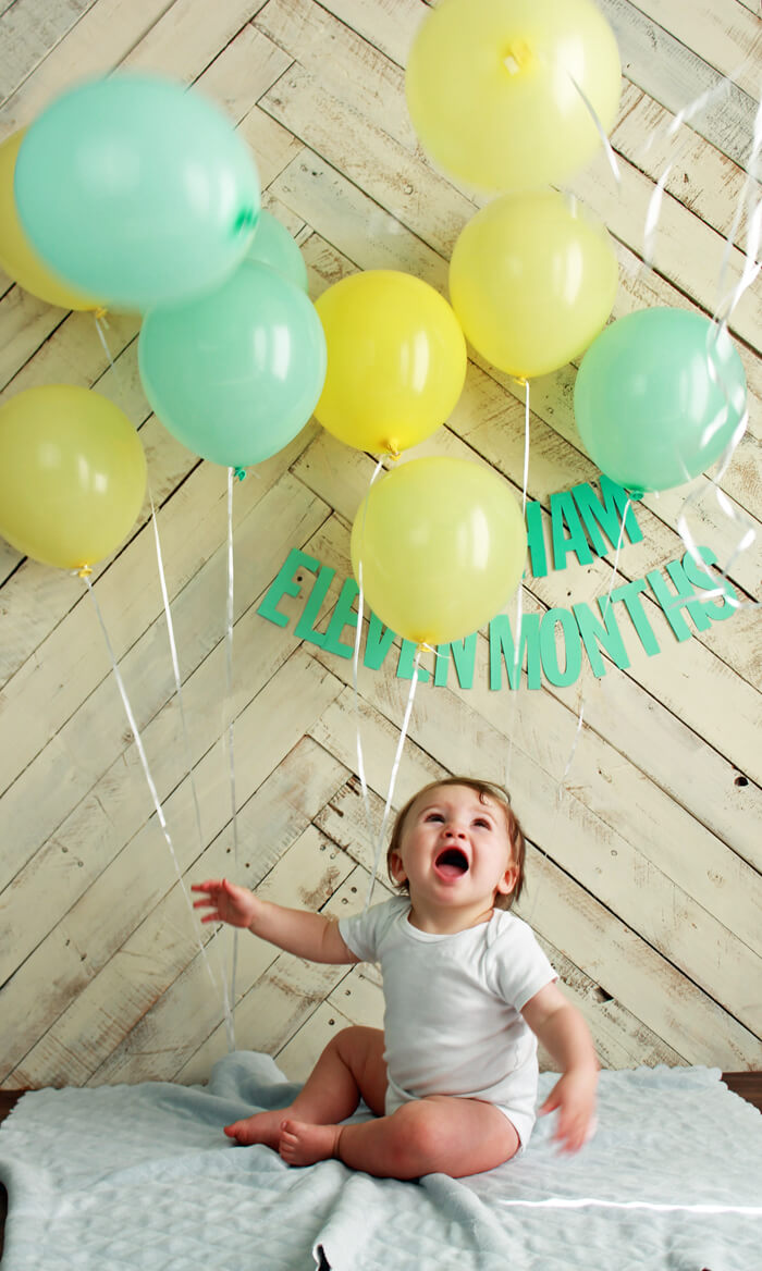 11 months crazy balloons