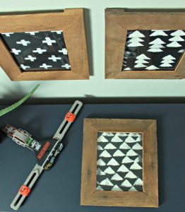 DIY Modern Christmas Wall Art