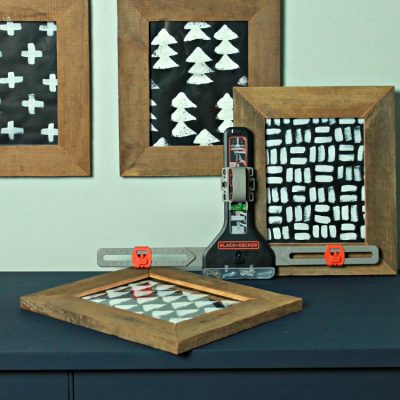 DIY Modern Christmas Wall Art