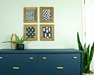 DIY Modern Christmas Wall Art