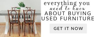 Everything you need to know about buying used furniture