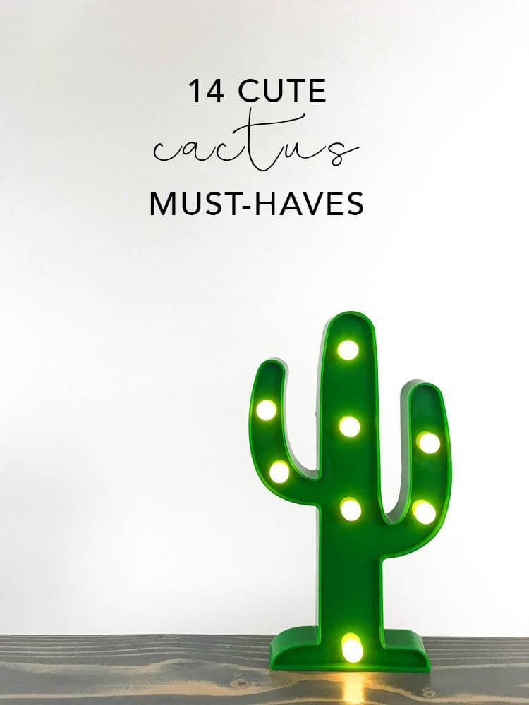 Cute Cactus Must-Haves | My Breezy Room