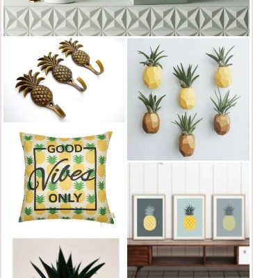 Adding Pineapples to Your Home Decor | My Breezy Room