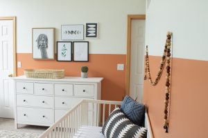 Gender Neutral Nursery: Modern Color Block Room