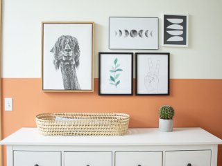 Gender Neutral Nursery: Modern Color Block Room