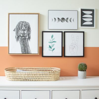 Gender Neutral Nursery: Modern Color Block Room