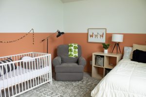 Gender Neutral Nursery: Modern Color Block Room