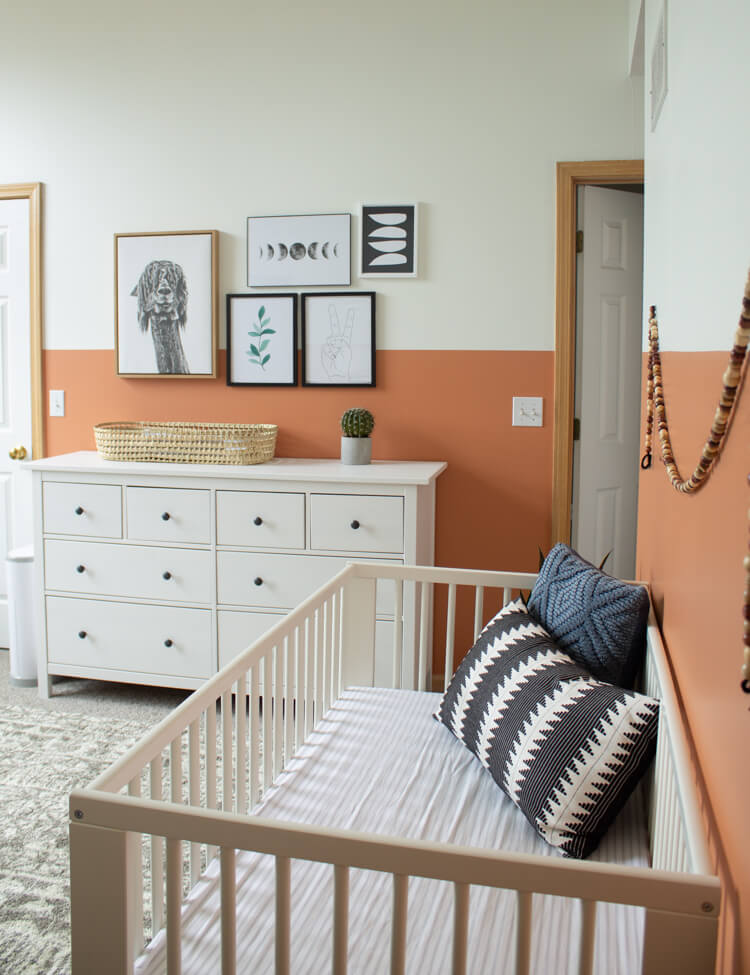 Gender Neutral Nursery: Modern Color Block Room