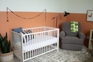 Gender Neutral Nursery: Modern Color Block Room