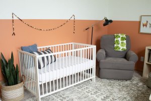 Gender Neutral Nursery: Modern Color Block Room