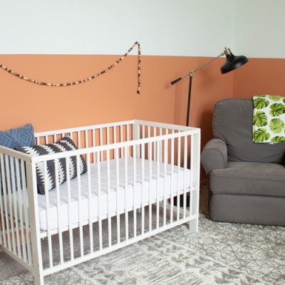 Gender Neutral Nursery: Modern Color Block Room