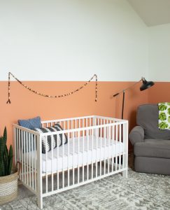 Gender Neutral Nursery: Modern Color Block Room