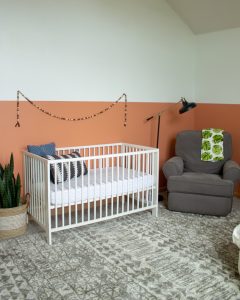 Gender Neutral Nursery: Modern Color Block Room