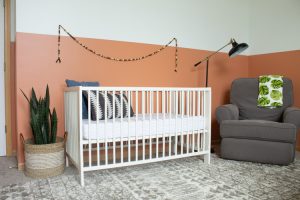 Gender Neutral Nursery: Modern Color Block Room