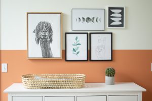 Gender Neutral Nursery: Modern Color Block Room