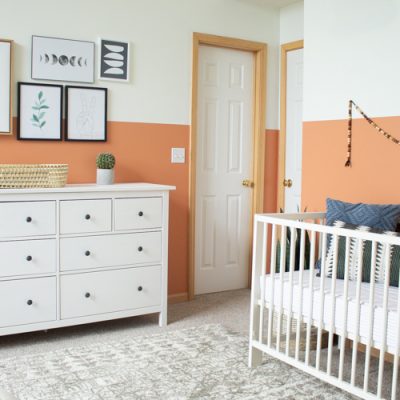 Gender Neutral Nursery: Modern Color Block Room