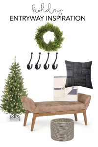 Holiday Entryway Decor Inspiration | My Breezy Room