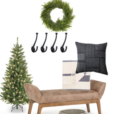 Holiday Entryway Decor Inspiration | My Breezy Room