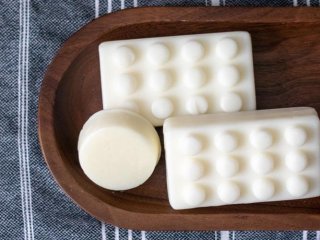 live more sustainably by using bar soap and reduce the amount of plastic containers in your home