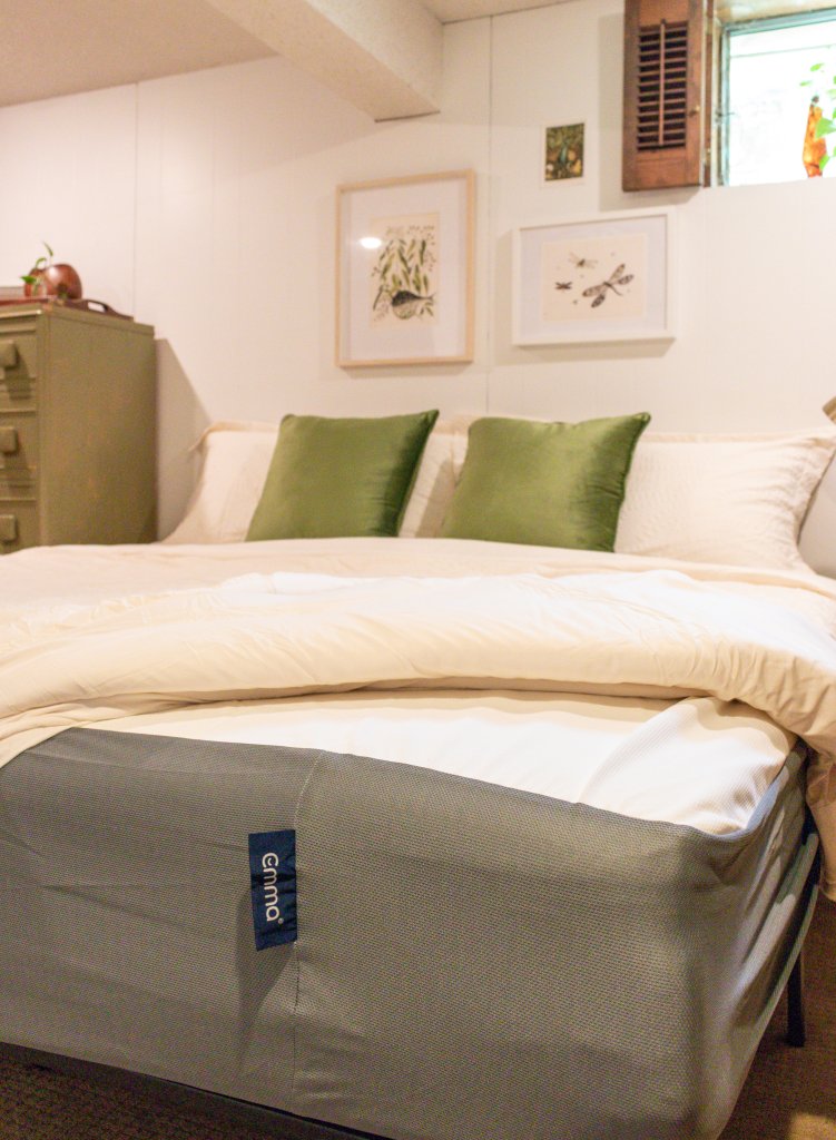 Emma mattress review - guest room makeover