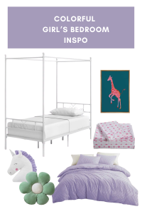 Colorful Girls Bedroom